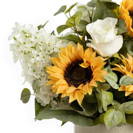 Artificial sunflower fall arrangement