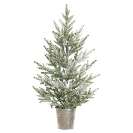 Artificial snowy potted Christmas tree, 30”