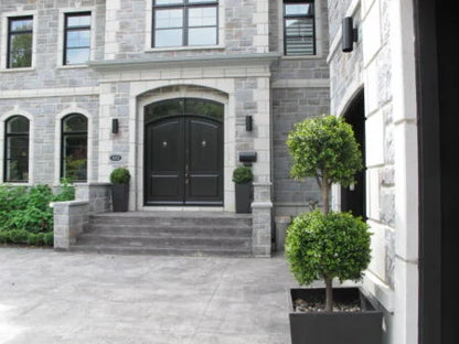Artificial double boxwood topiary, 54”